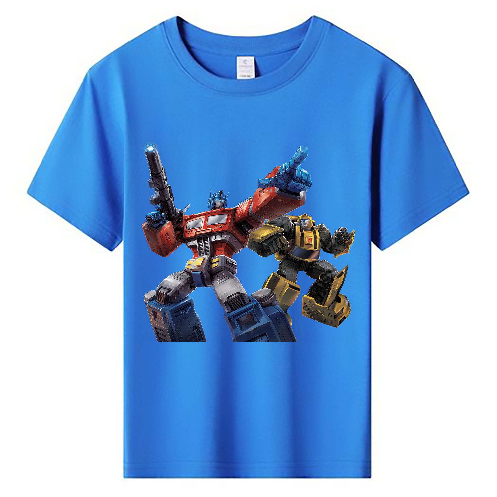 （画像用） Transformers トランスフォーマー 綿100％キッズTシャツ（フロントプリント）